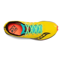 Saucony Women's Kilkenny XC8 Spike - Yellow Mutant- Regular (B) -Sneakers Shop S19068 10 3