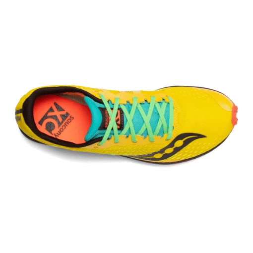 Saucony Women's Kilkenny XC8 Spike - Yellow Mutant- Regular (B) - Image 4