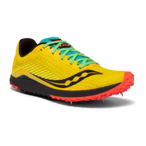 Saucony Women's Kilkenny XC8 Spike - Yellow Mutant- Regular (B) - Image 2