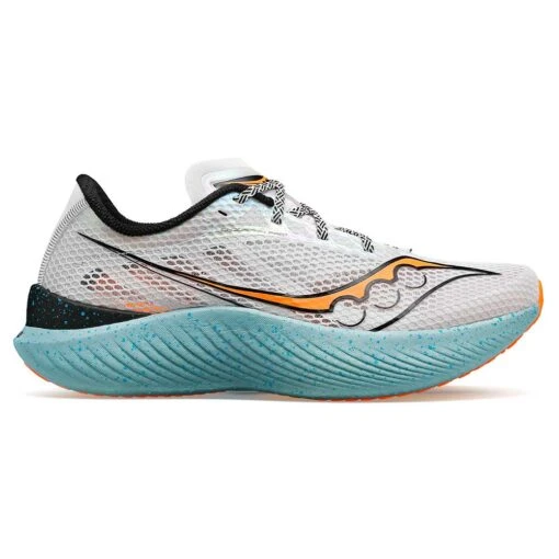 Saucony Men's Endorphin Pro 3 Racing Shoe- Fog/ViZiOrange- Regular (D) -Sneakers Shop S20755 25 1