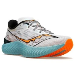 Saucony Men's Endorphin Pro 3 Racing Shoe- Fog/ViZiOrange- Regular (D) -Sneakers Shop S20755 25 5