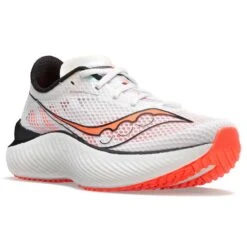 Saucony Men's Endorphin Pro 3 Racing Shoe - White/Black/Vizi- Regular (D) -Sneakers Shop S20755 85 5