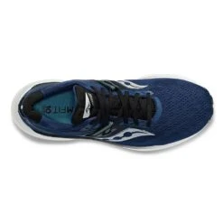 Saucony Men's Triumph 20 Running Shoe - Twilight/Rain - Wide (2E) -Sneakers Shop S20760 21 3
