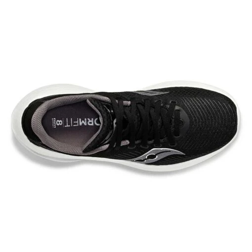Saucony Men's Kinvara Pro Running Shoe - Black/White - Regular (D) - Image 2