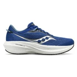 Saucony Men's Triumph 21 Running Shoe - Indigo/Black - Regular (D)
