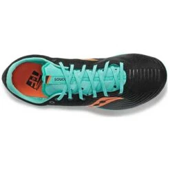 Saucony Men's Ballista Track Spike- Black/Cool Mint - Regular (D) -Sneakers Shop S29071 26 3