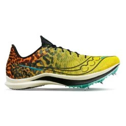 Saucony Men's Endorphin Cheetah Track Spike - Black/ViZi - Regular (D)