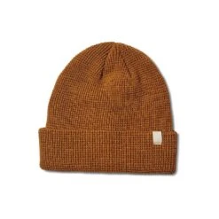 Vuori Unisex Alpine Waffle Beanie - Carmel