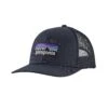 Patagonia Unisex P-6 Logo Trucker Hat - Navy Blue -Sneakers Shop WBS20 38289 NVYB