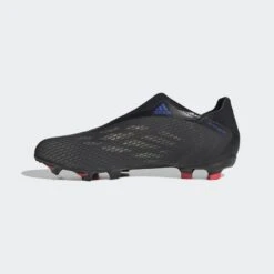 ADIDAS Unisex X Speedflow .3 Laceless FG Soccer Shoe - Black/Sonic Ink/Solar Yellow -Sneakers Shop X Speedflow.3 Laceless Firm Ground Cleats Black FY3273 06 standard