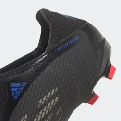 ADIDAS Unisex X Speedflow .3 Laceless FG Soccer Shoe - Black/Sonic Ink/Solar Yellow -Sneakers Shop X Speedflow.3 Laceless Firm Ground Cleats Black FY3273 41 detail