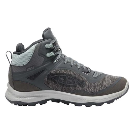 Keen Women's Terradora Flex Mid WP Hiking Boot - Magnet/Cloud Blue- Regular (B)
