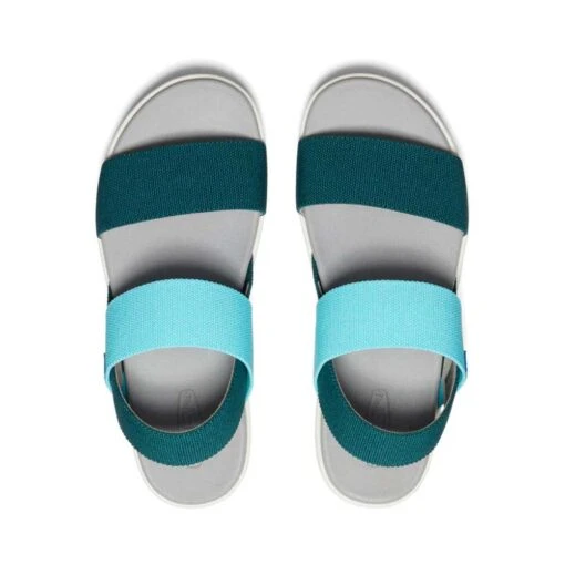 Keen Women's Elle Backstrap Sandal - Sea Moss/Ipanema - Regular (B) - Image 4