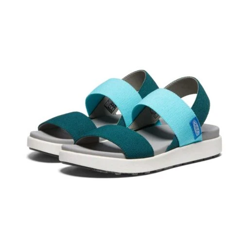 Keen Women's Elle Backstrap Sandal - Sea Moss/Ipanema - Regular (B) - Image 2