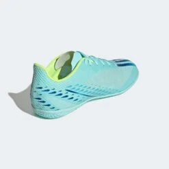 Unisex Adidas X Speedportal .4 IC Soccer Shoe - Clear Aqua/Powder Blue/Solar Yellow- Regular (D) -Sneakers Shop gw8502 blt ecom