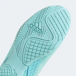 Unisex Adidas X Speedportal .4 IC Soccer Shoe - Clear Aqua/Powder Blue/Solar Yellow- Regular (D) -Sneakers Shop gw8502 d1 ecom