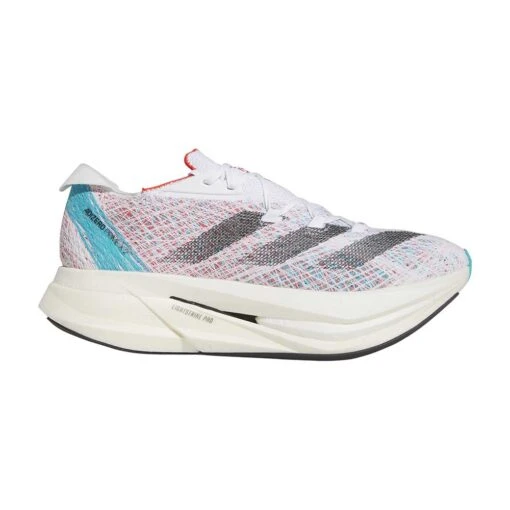 ADIDAS Men's Adizero Prime X 2 Strung Running Shoe - FTWR White/Core Black/Lucid Cyan - Regular (D) -Sneakers Shop hp9709 A 2