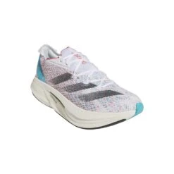 ADIDAS Men's Adizero Prime X 2 Strung Running Shoe - FTWR White/Core Black/Lucid Cyan - Regular (D) -Sneakers Shop hp9709 D 1