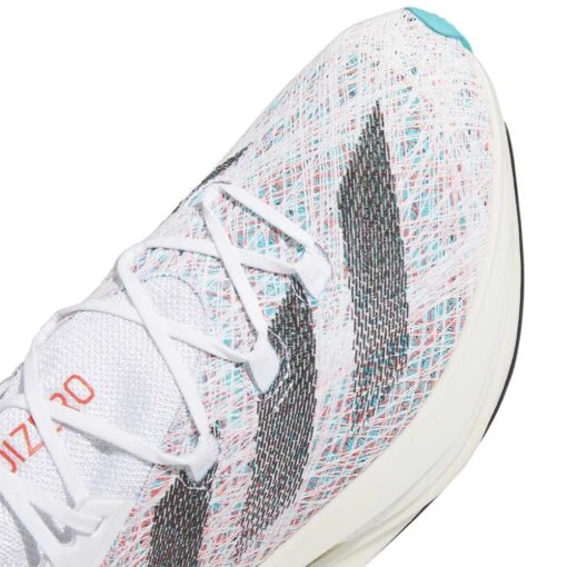 ADIDAS Men's Adizero Prime X 2 Strung Running Shoe - FTWR White/Core Black/Lucid Cyan - Regular (D) - Image 5