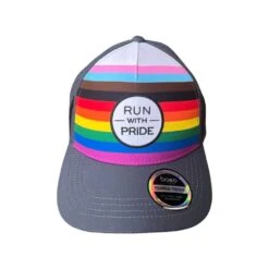 Run With Pride Striped Running Trucker - Multi