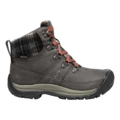 Keen Women's Kaci III Winter Mid WP Boot - Magnet/Black Plaid - Regular (B)