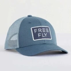 Unisex Wave Trucker Hat - Slate Blue