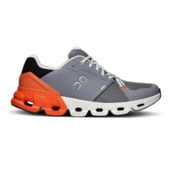 On Running Men's Cloudflyer 4 Running Shoe - Fossil/Flame - Regular (D)