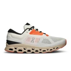 On Running Men's Cloudstratus 3 Running Shoe - Undyed-White/Sand - Regular (D)