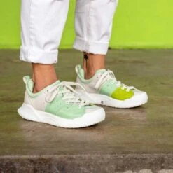 Women's X-SCAPE NBK Low Sneaker - Blanc/Mint - Regular (B) -Sneakers Shop womens x scape nbk low blanc mint ls 4 800x 37d8e0d7 c676 4d7e a7de 47cbb04b1355